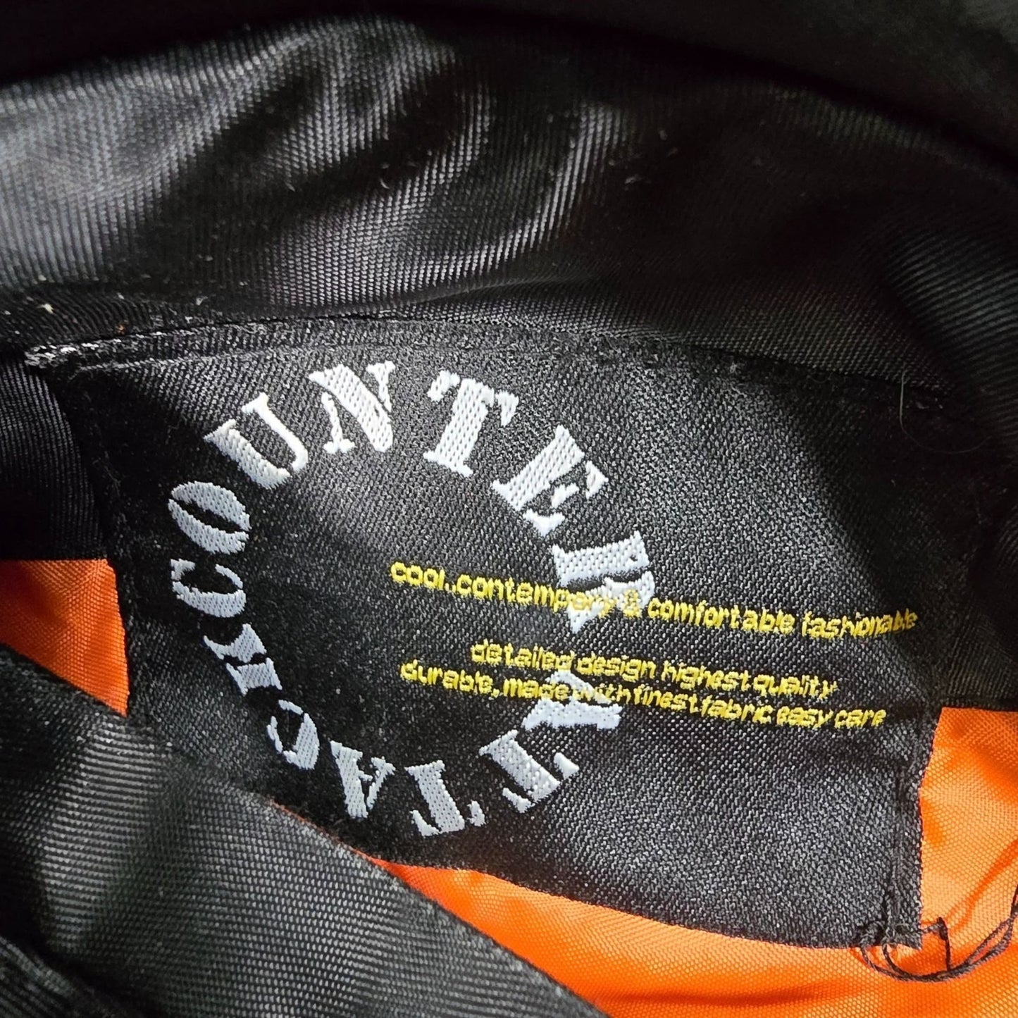Vintage Y2K Counterattack MA-1 Style Reversible Satin Bomber Jacket (XL)