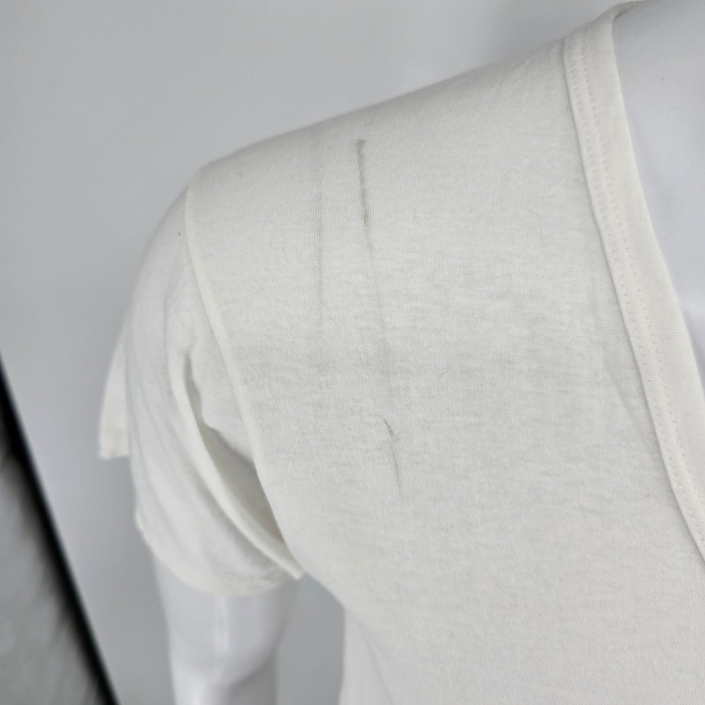 Vintage 1986 Kool Jazz Festival 25th Anniversary White V-Neck T-Shirt (S)