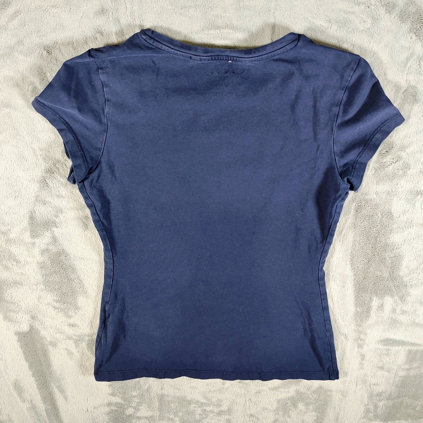 Girls Guess Los Angeles Eighty-One Bold Sequin Graphic T-Shirt (Medium)