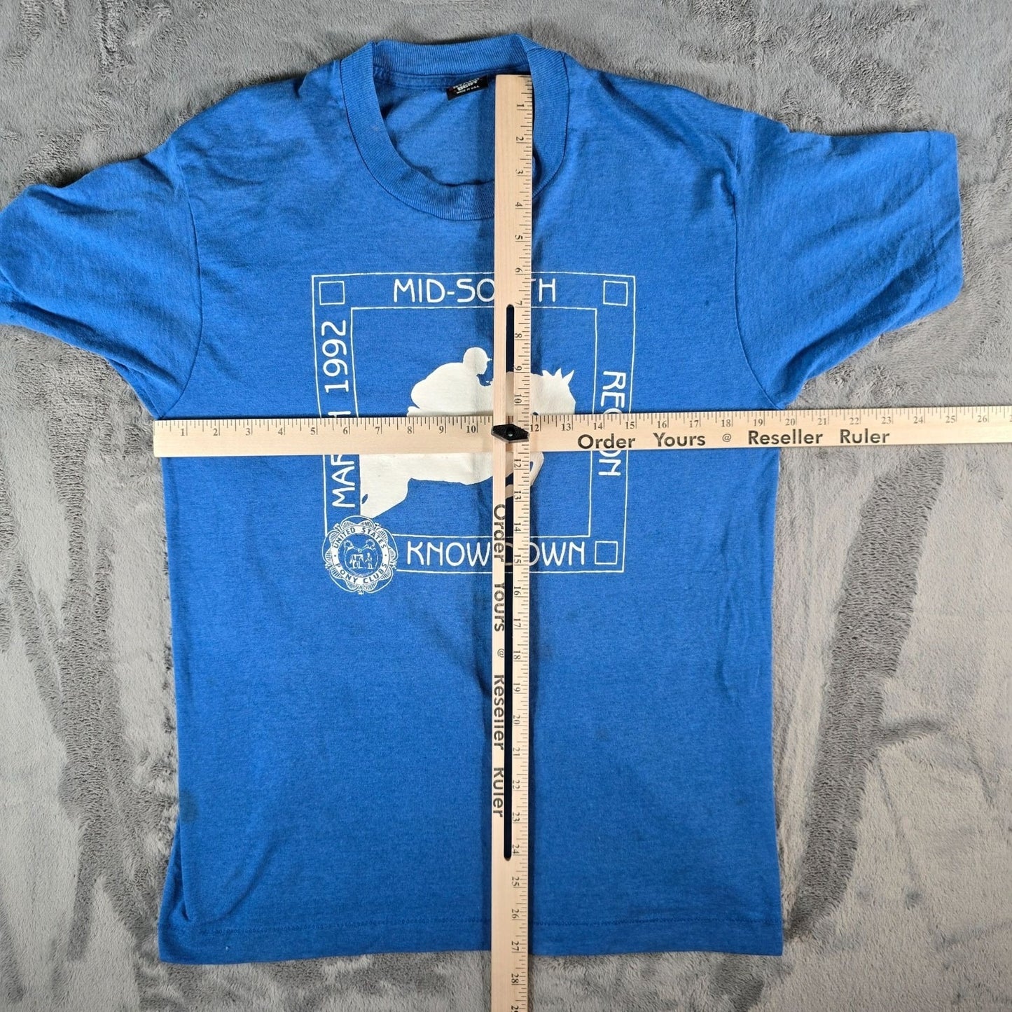 Vintage 1992 United States Pony Club Mid-South Region Know-Down T-Shirt (M)