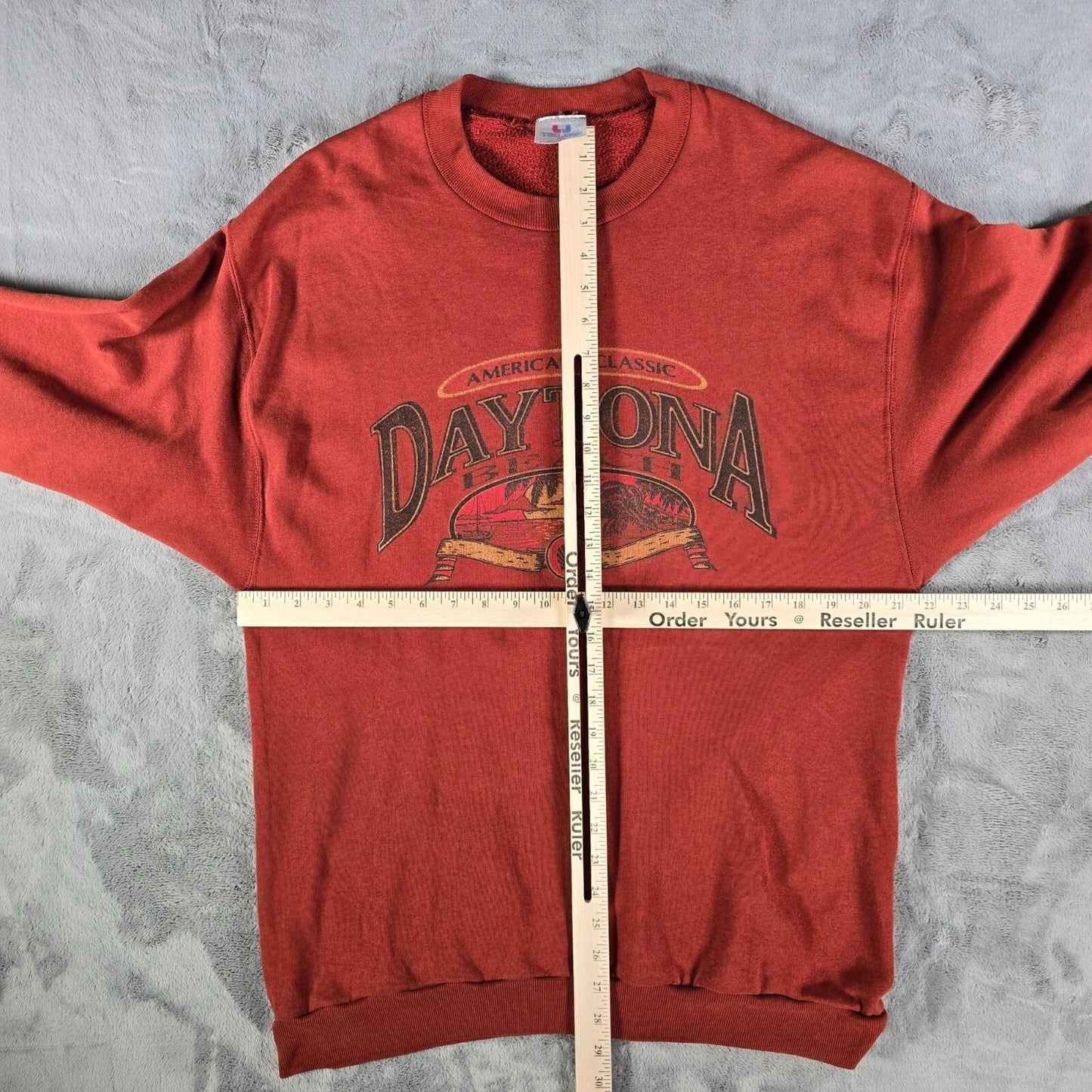 Vintage 1980s America's Classic Daytona Beach, Florida Sparkle Sweatshirt  (M)