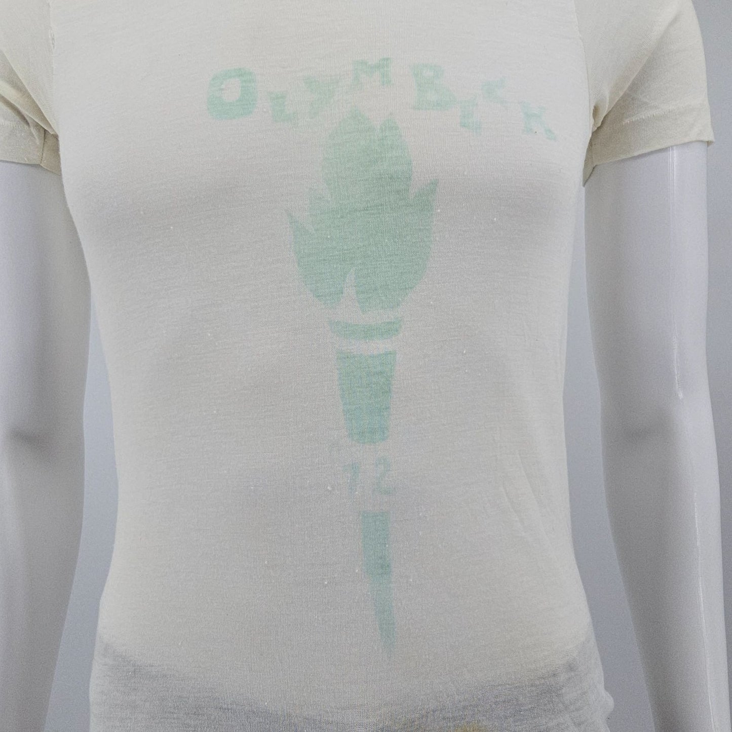 Vintage 1972 Sears Put-On Shop "Olymbeck" DIY Olympics T-Shirt (Youth Large)