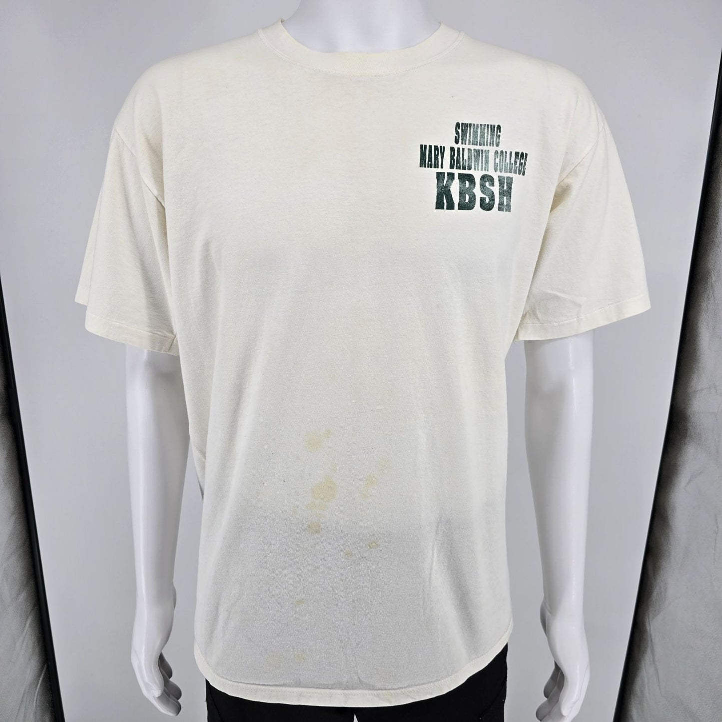 Vintage 1990s Russell Athletic Mary Baldwin College Swim Team T-Shirt (L/XL)