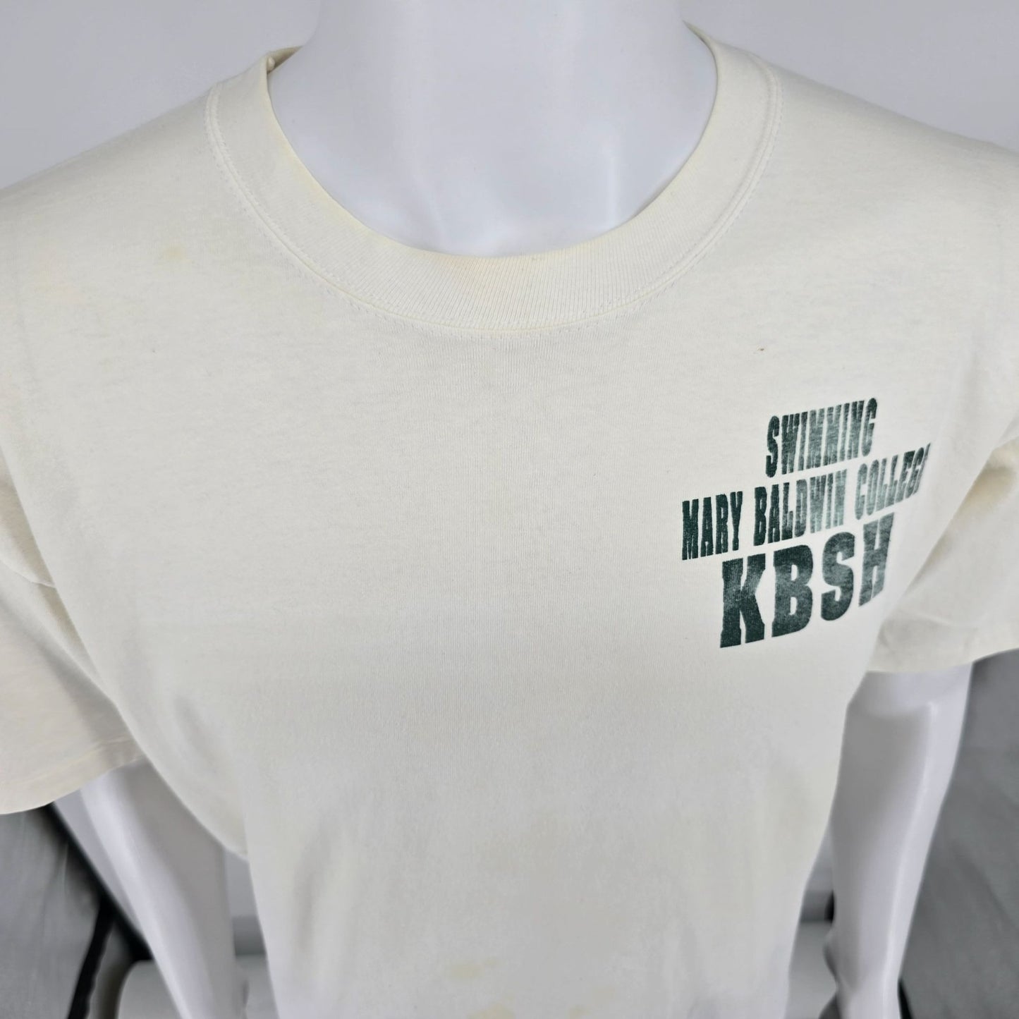 Vintage 1990s Russell Athletic Mary Baldwin College Swim Team T-Shirt (L/XL)