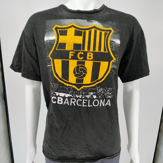 FCB FC Barcelona Logo Futbol Soccer Graphic T-Shirt (XL)
