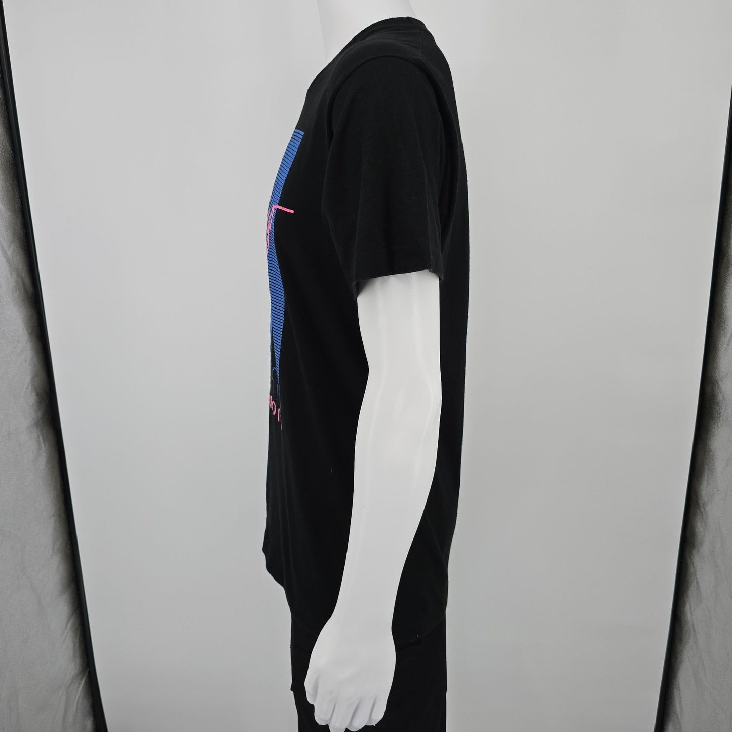 Vintage 1990s Chicago Sears Tower Neon Vaporwave Tourist/Souvenir T-Shirt (M)