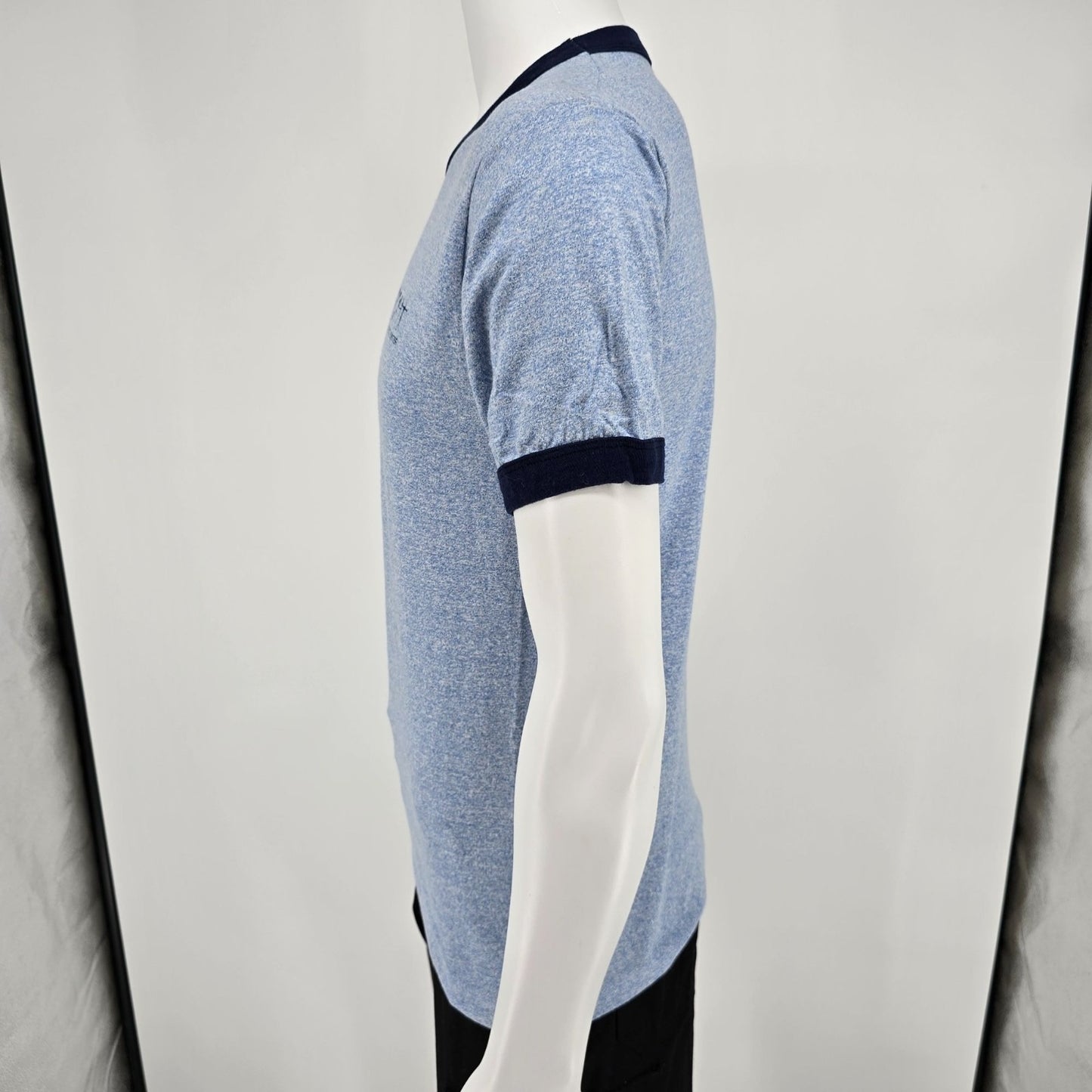 Vintage 1980s Screen Stars EFC Employee Fitness Center Ringer Tee T-Shirt (S/M)