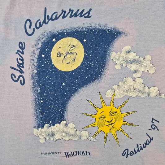Vintage 1997 Share Cabarrus Festival Concord North Carolina Tie-Dye T-Shirt -XXL