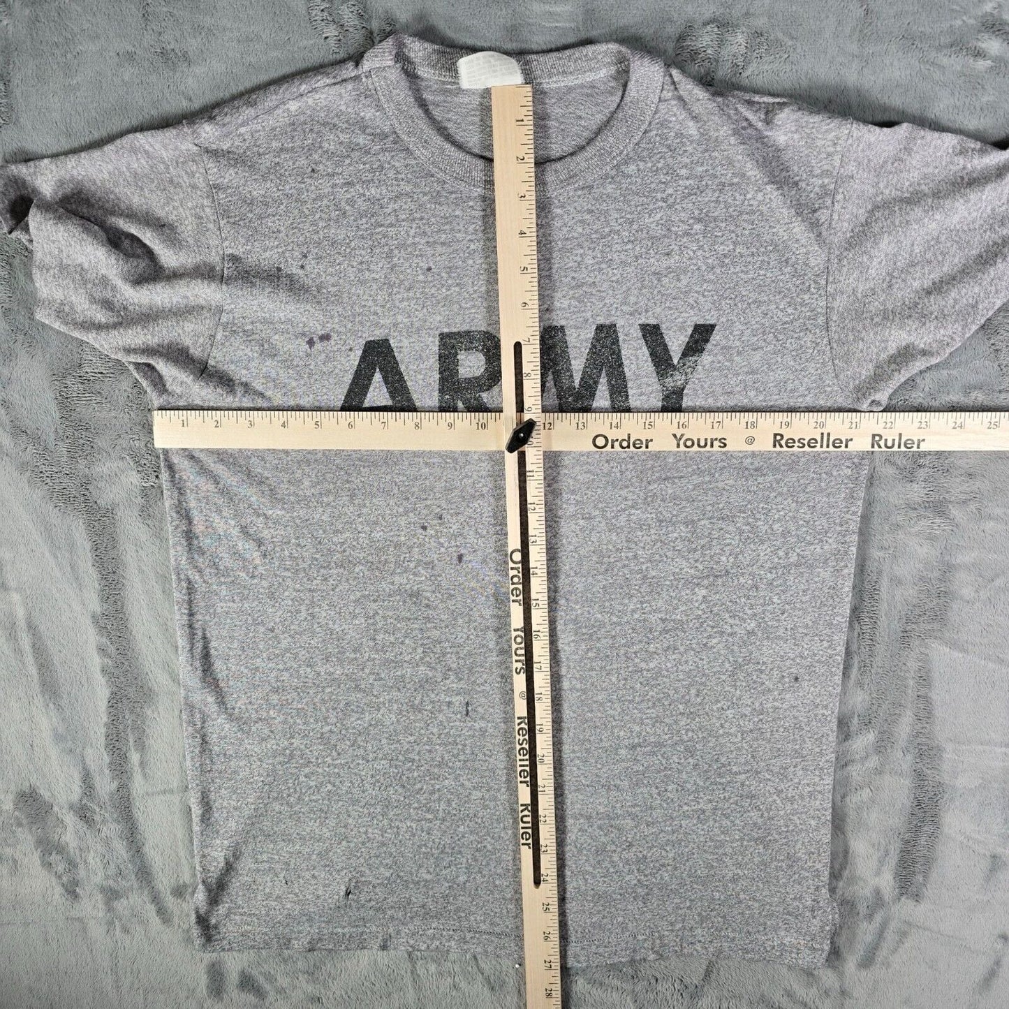 Vintage 1987 Champion U.S. Army Physical Fitness Uniform (PFU) Gray T-Shirt (L)