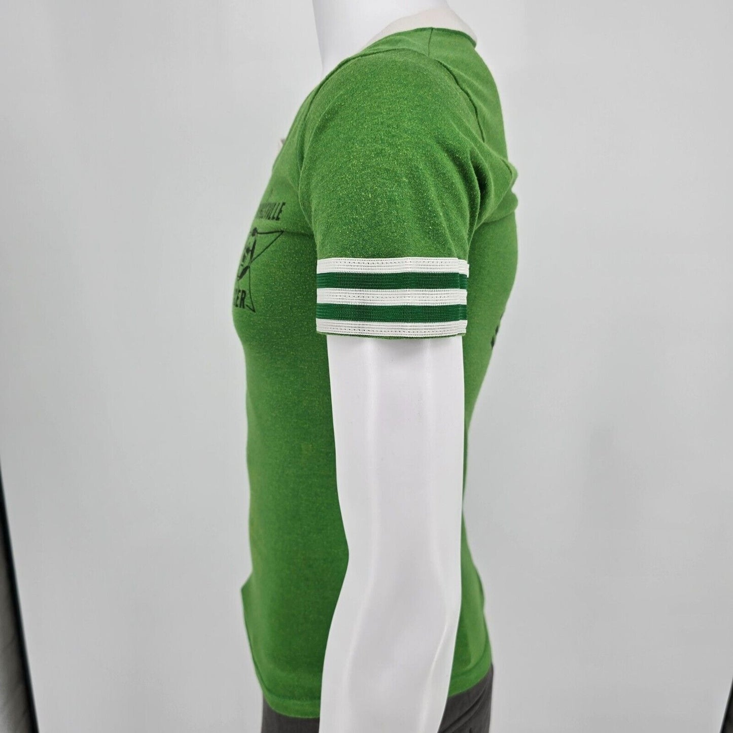 Vintage 1980s Soffe Shirts Strongville Soccer Jersey #39 Ringer Tee T-Shirt (XS)