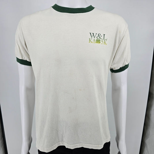 Vintage 2003 W&L Kappa Alpha 5K Benefitting Project Horizon Ringer Tee (M) *Fair