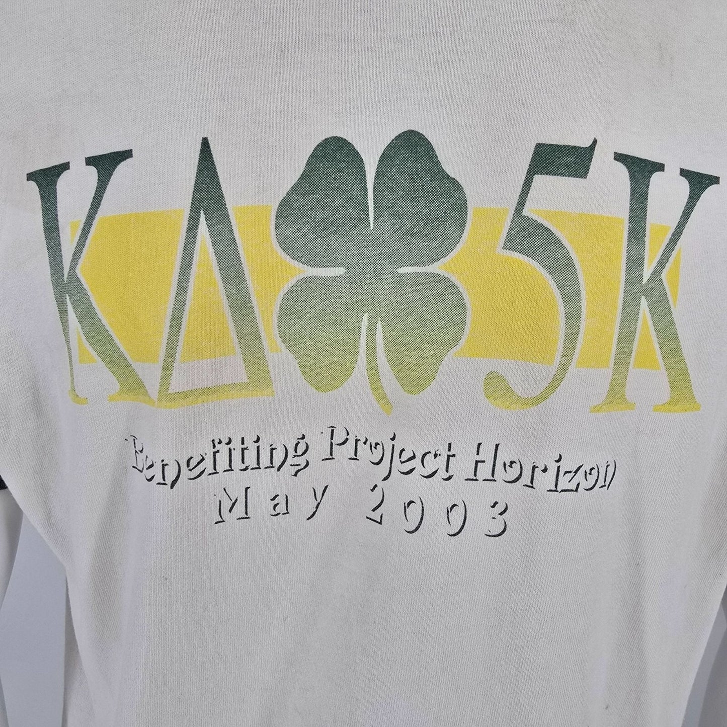 Vintage 2003 W&L Kappa Alpha 5K Benefitting Project Horizon Ringer Tee (M) *Fair