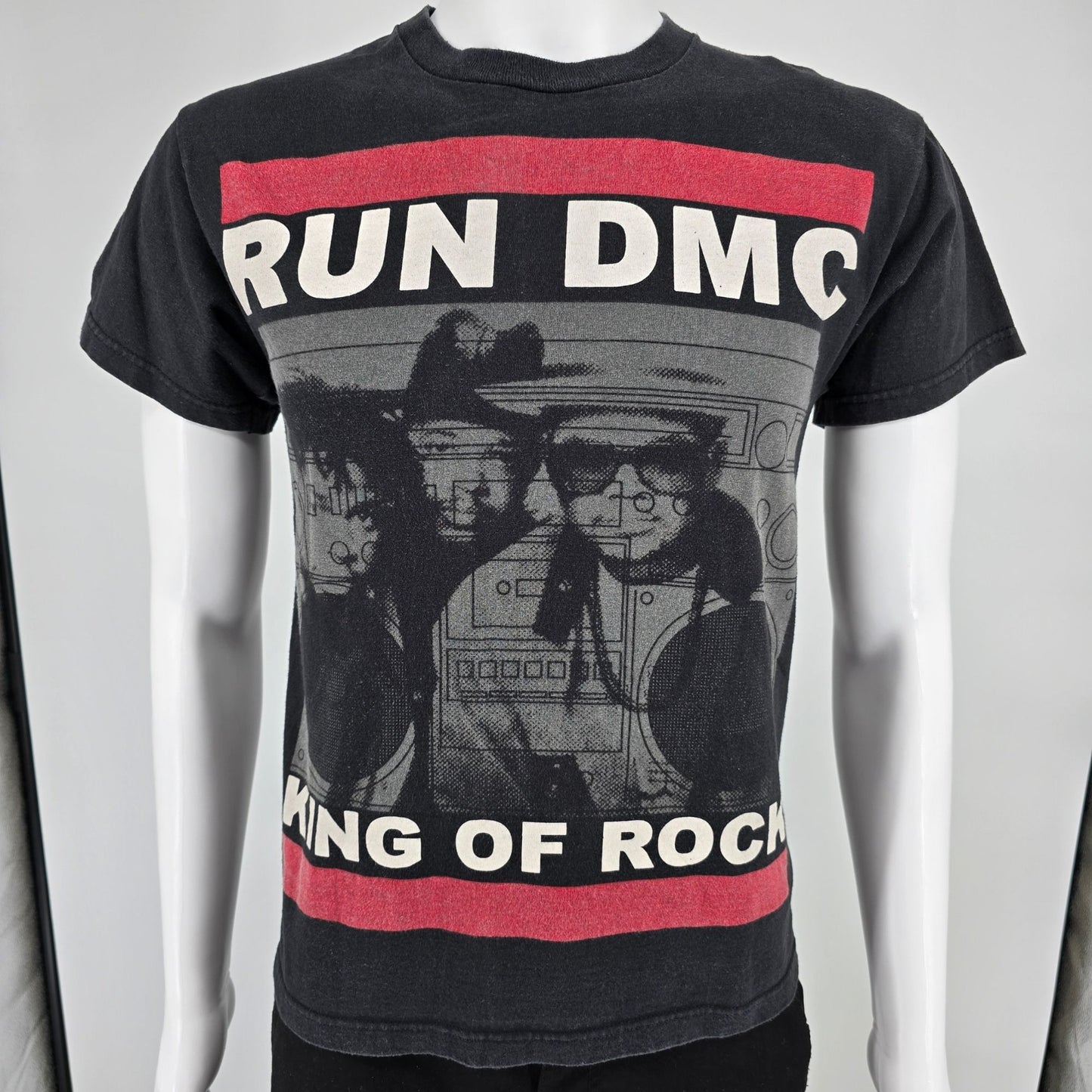 Late 2000s Run DMC King of Rock Officially Licensed Black Band T-Shirt (S)