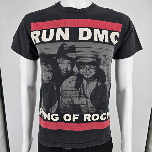Late 2000s Run DMC King of Rock Officially Licensed Black Band T-Shirt (S)