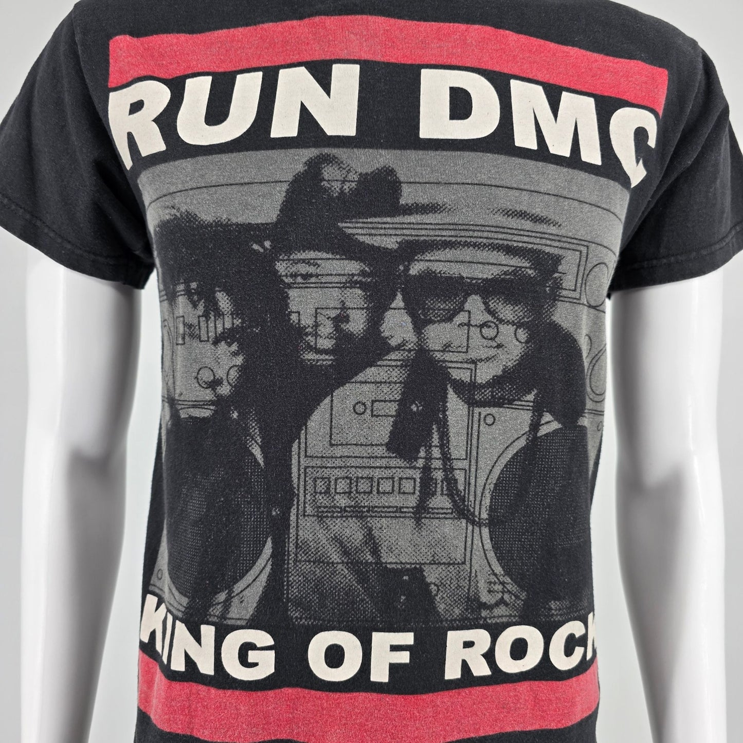 Late 2000s Run DMC King of Rock Officially Licensed Black Band T-Shirt (S)