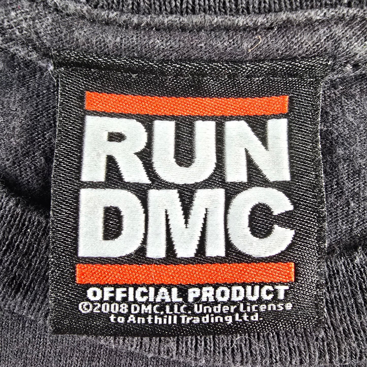 Late 2000s Run DMC King of Rock Officially Licensed Black Band T-Shirt (S)