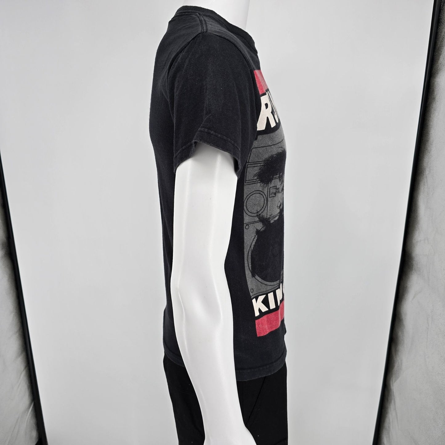 Late 2000s Run DMC King of Rock Officially Licensed Black Band T-Shirt (S)