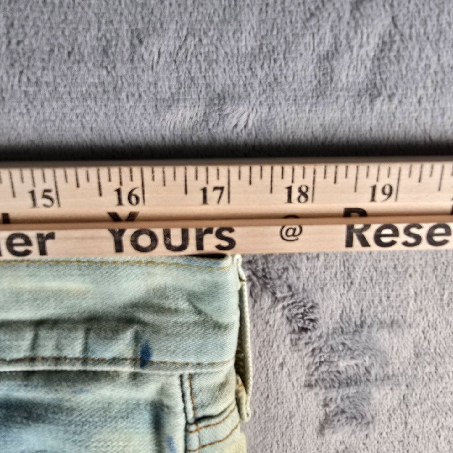 2010s Levi's 514 Straight Fit Custom Bleach Dyed Men's Denim Jeans (32x33)