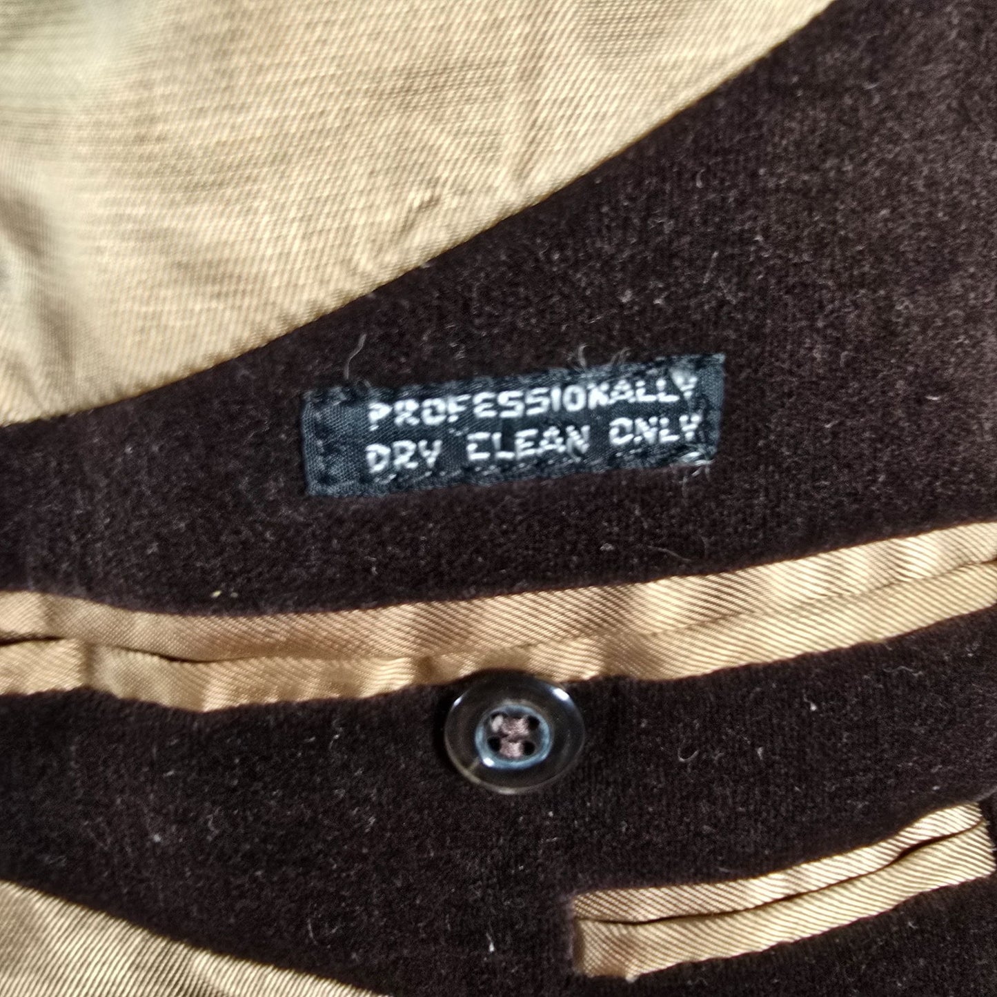 Vintage 1990s Espirit by Campus Brown Velvet Blazer Sport Coat (40L) *Fair/Good
