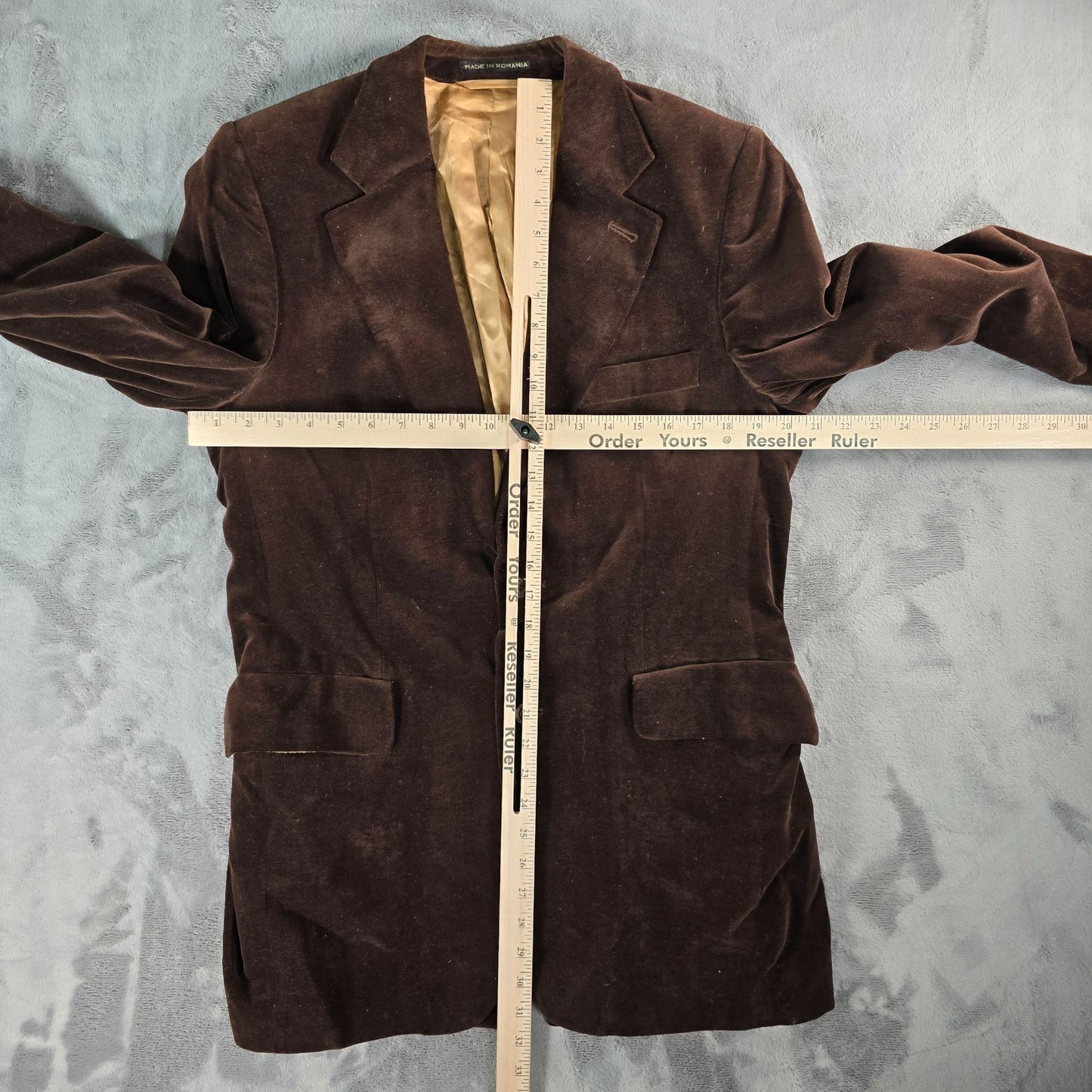 Vintage 1990s Espirit by Campus Brown Velvet Blazer Sport Coat (40L) *Fair/Good