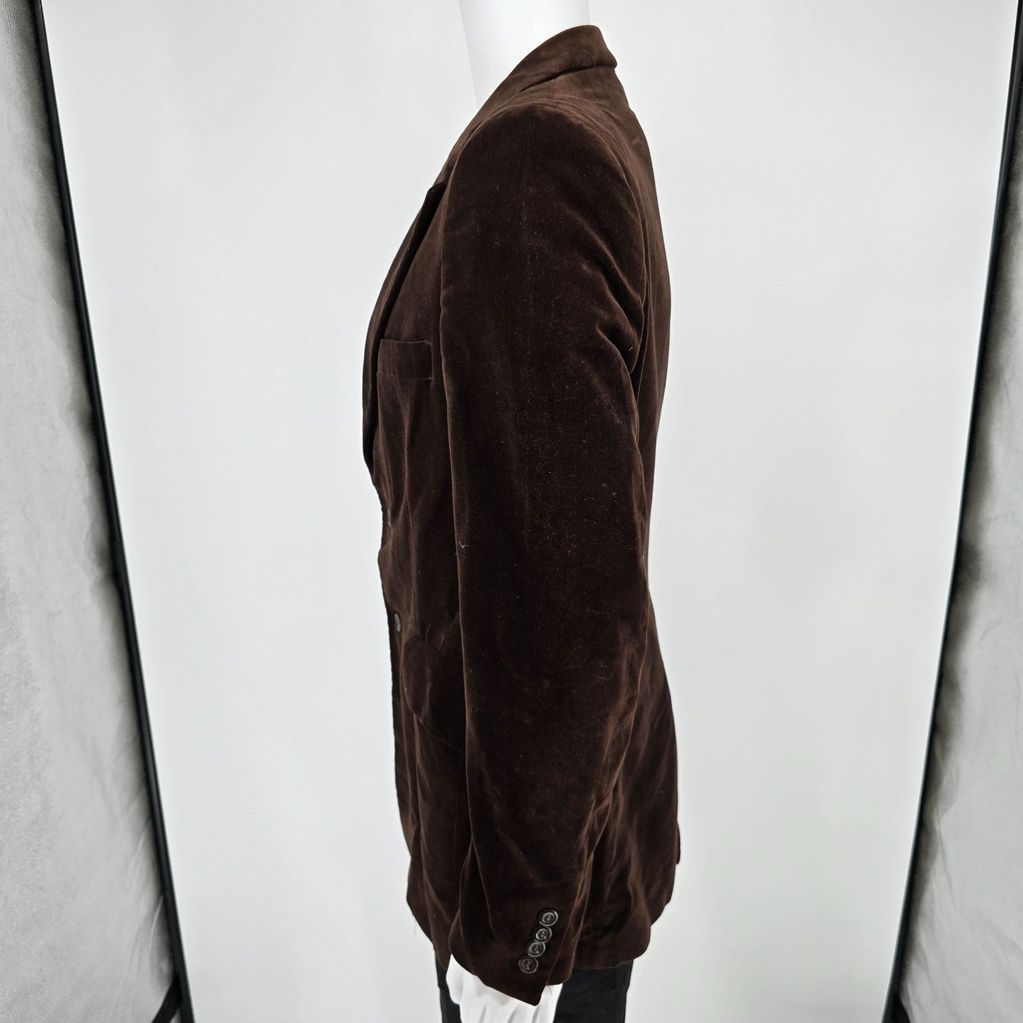 Vintage 1990s Espirit by Campus Brown Velvet Blazer Sport Coat (40L) *Fair/Good