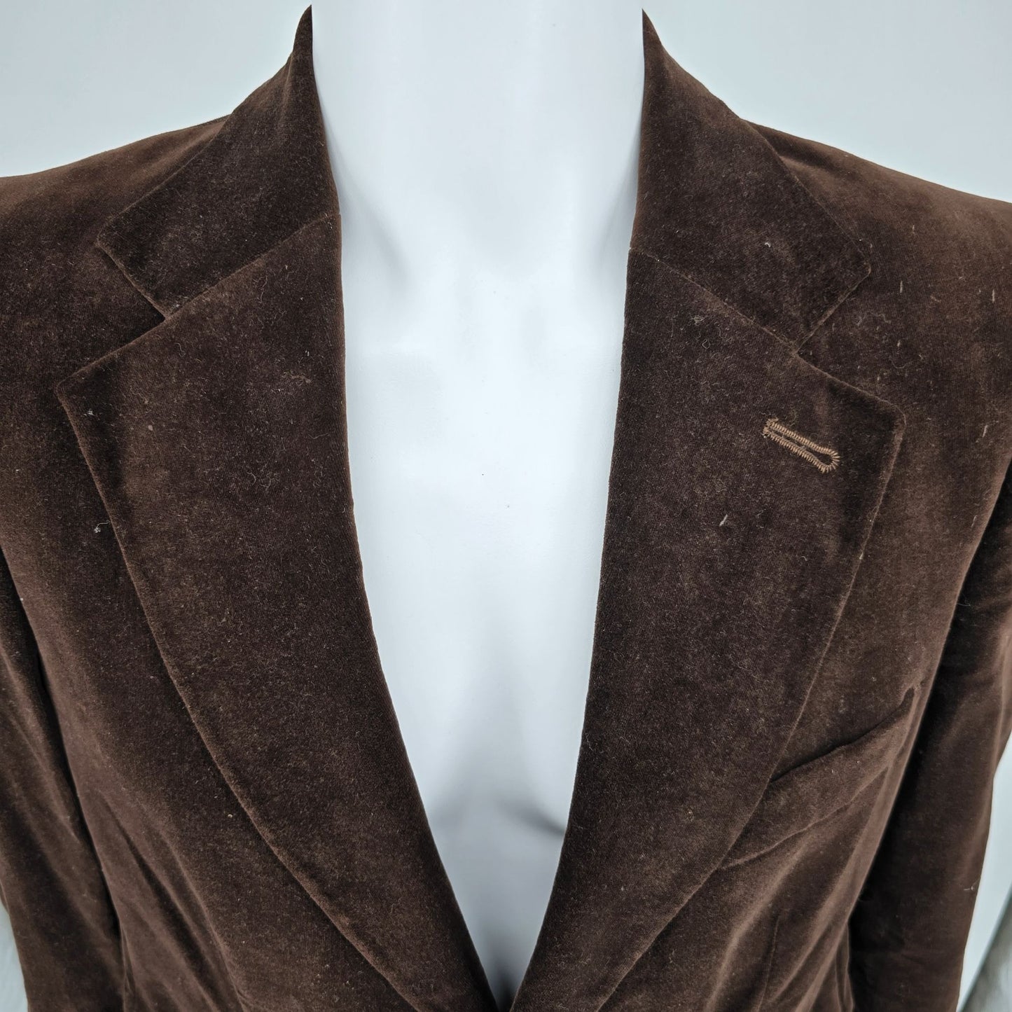 Vintage 1990s Espirit by Campus Brown Velvet Blazer Sport Coat (40L) *Fair/Good