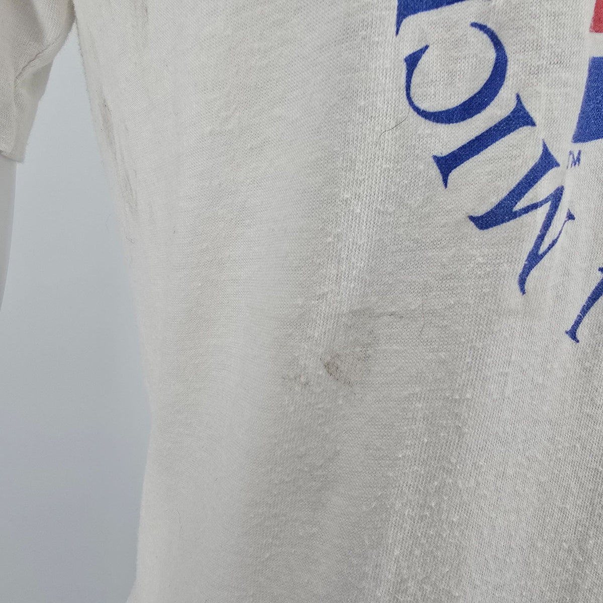 Distressed Vintage 1987 D.G. Sportswear Michigan Sesquicentennial T-Shirt (M)