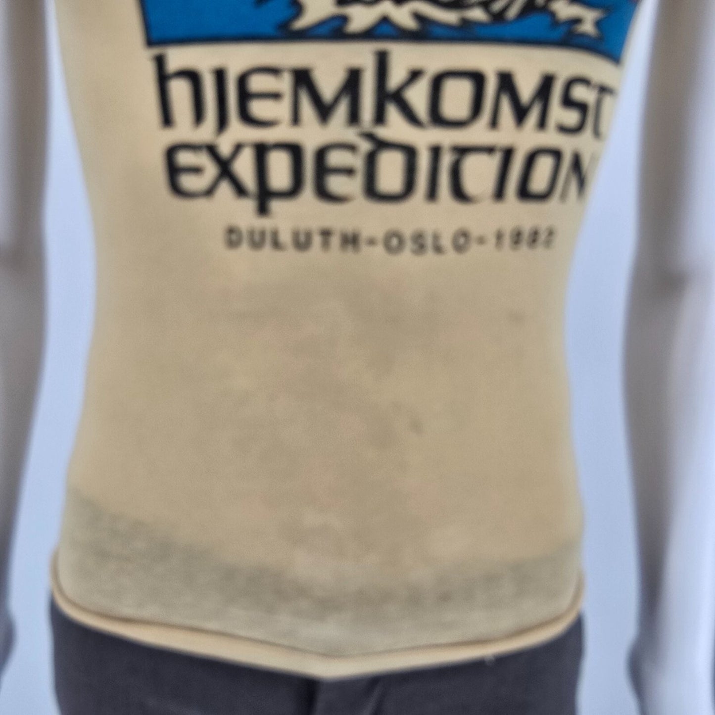 RARE Vintage 1982 Hjemkomst Expedition Duluth to Oslo Viking Ship T-Shirt (XS)