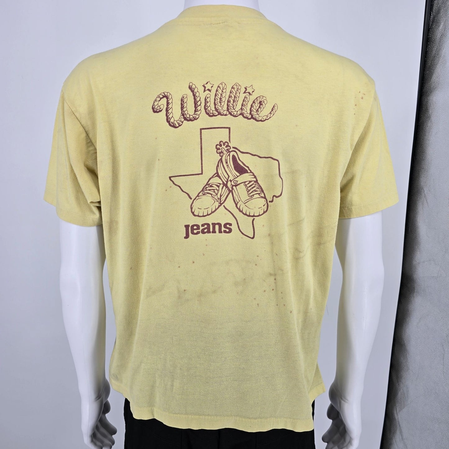 Vintage 1980s Willie Nelson Honeysuckle Rose/Willie Jeans Promo T-Shirt (M/L)