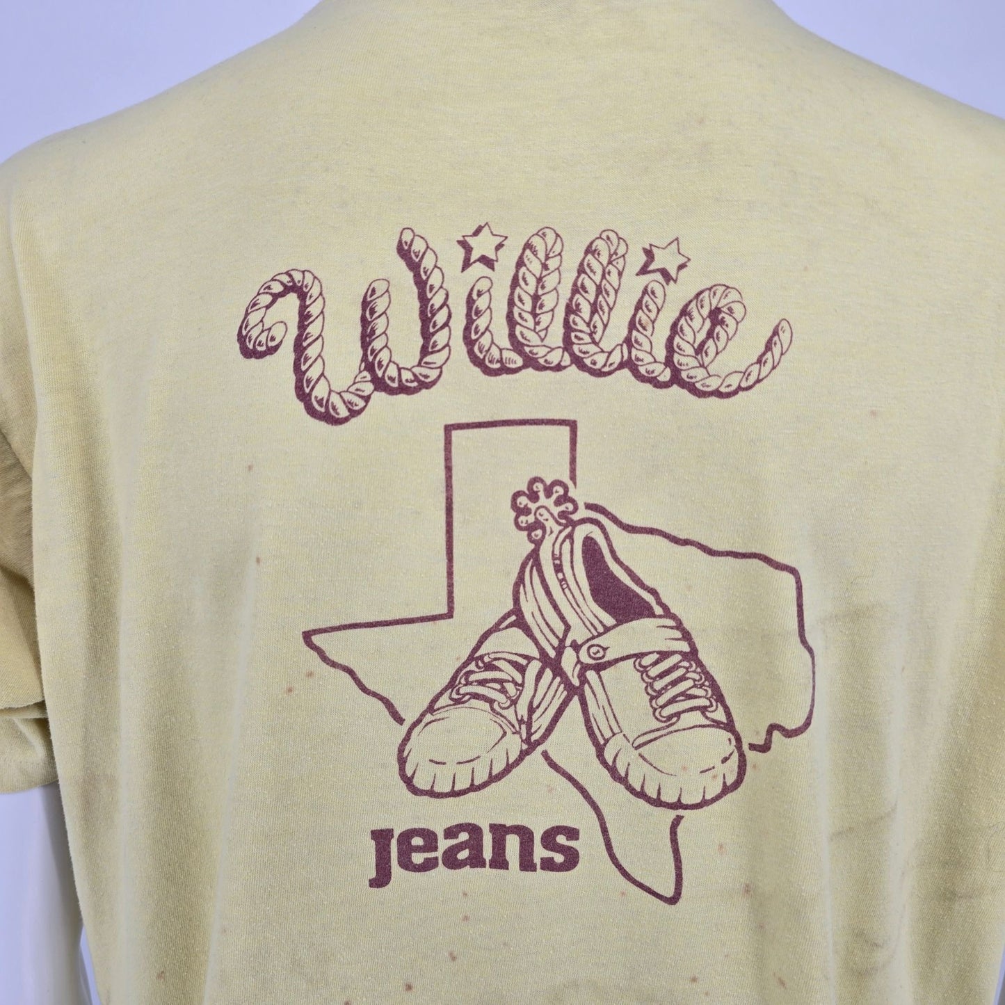 Vintage 1980s Willie Nelson Honeysuckle Rose/Willie Jeans Promo T-Shirt (M/L)