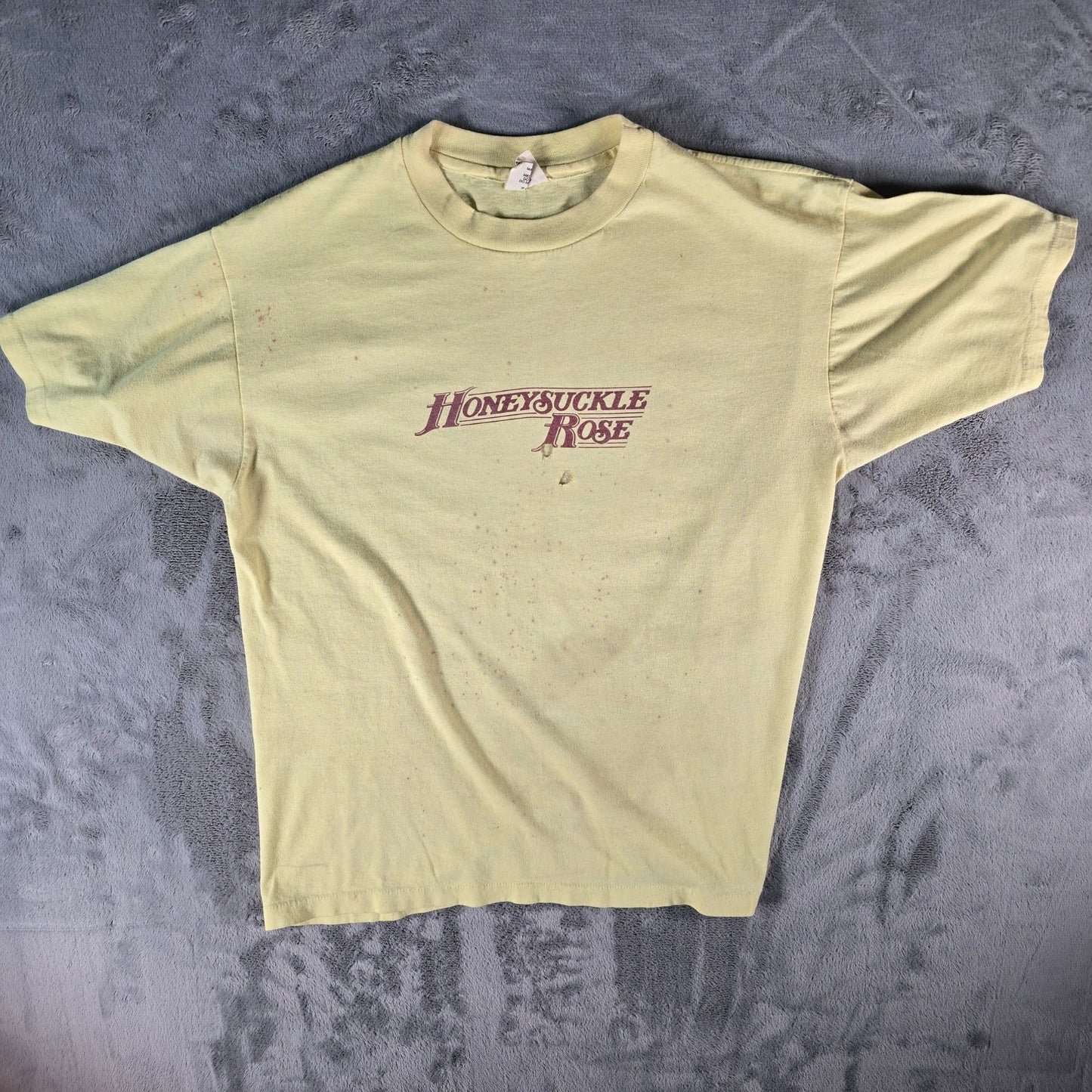 Vintage 1980s Willie Nelson Honeysuckle Rose/Willie Jeans Promo T-Shirt (M/L)