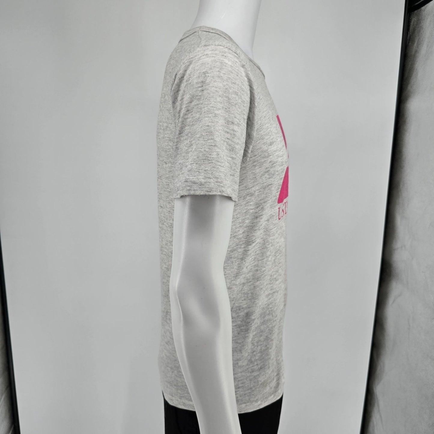 Vintage 1980s Russell Athletic USTA League Tennis Heather Gray T-Shirt (M)
