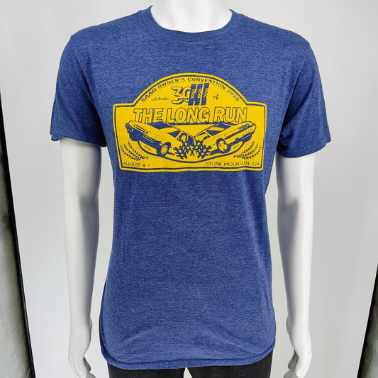 Saab Owner's Convention 2016 Stone Mount, GA The Long Run Graphic T-Shirt (M)