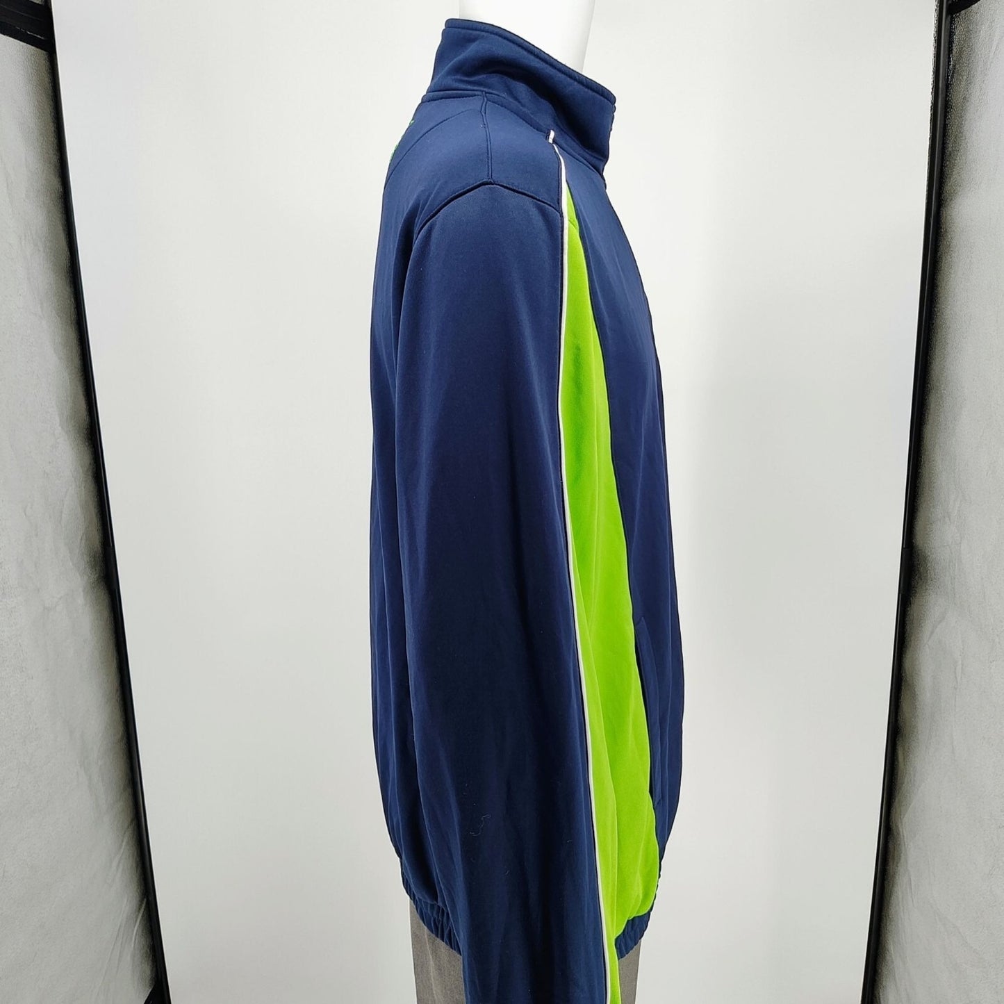 NFL G-III Apparel Seattle Seahawks Quarter-Zip Blue/Green Pullover Jacket (L)