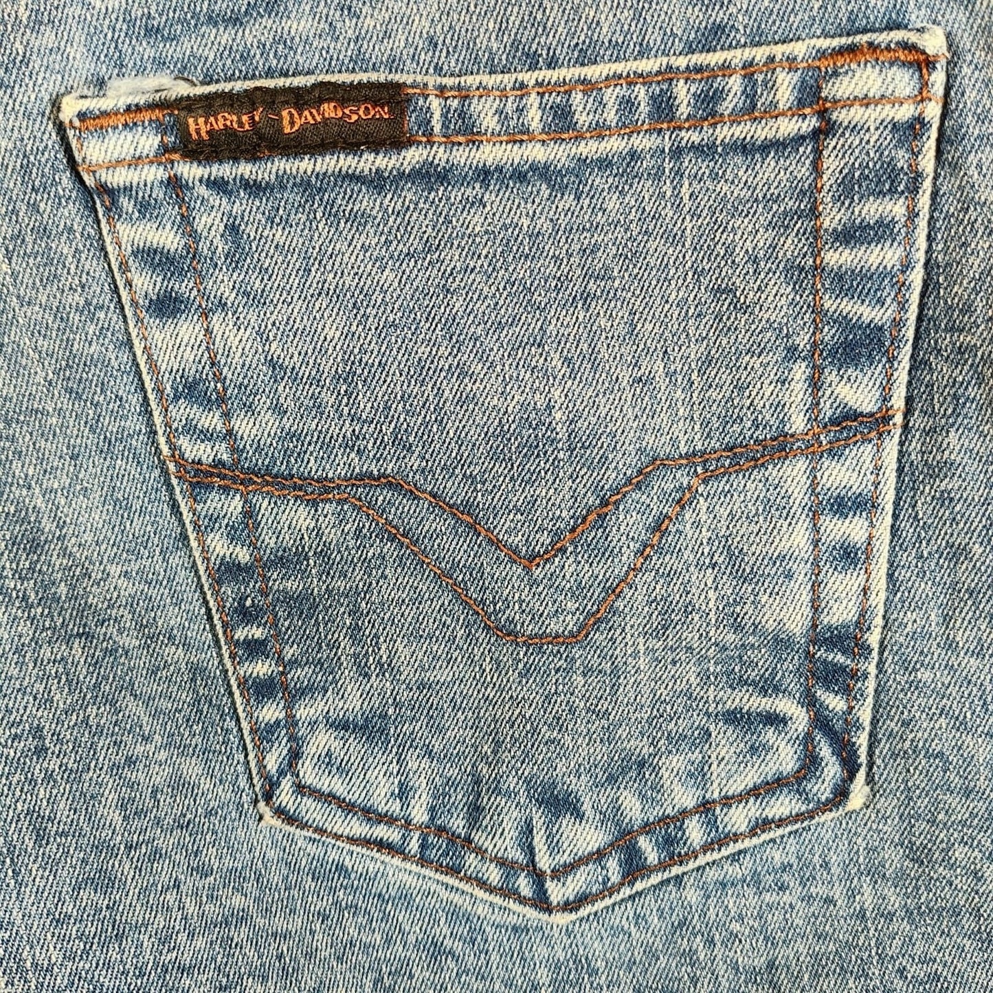 Harley-Davidson 2005 Womens DIY Cut Off Frayed Hem Denim Jean Shorts (Size 4P)