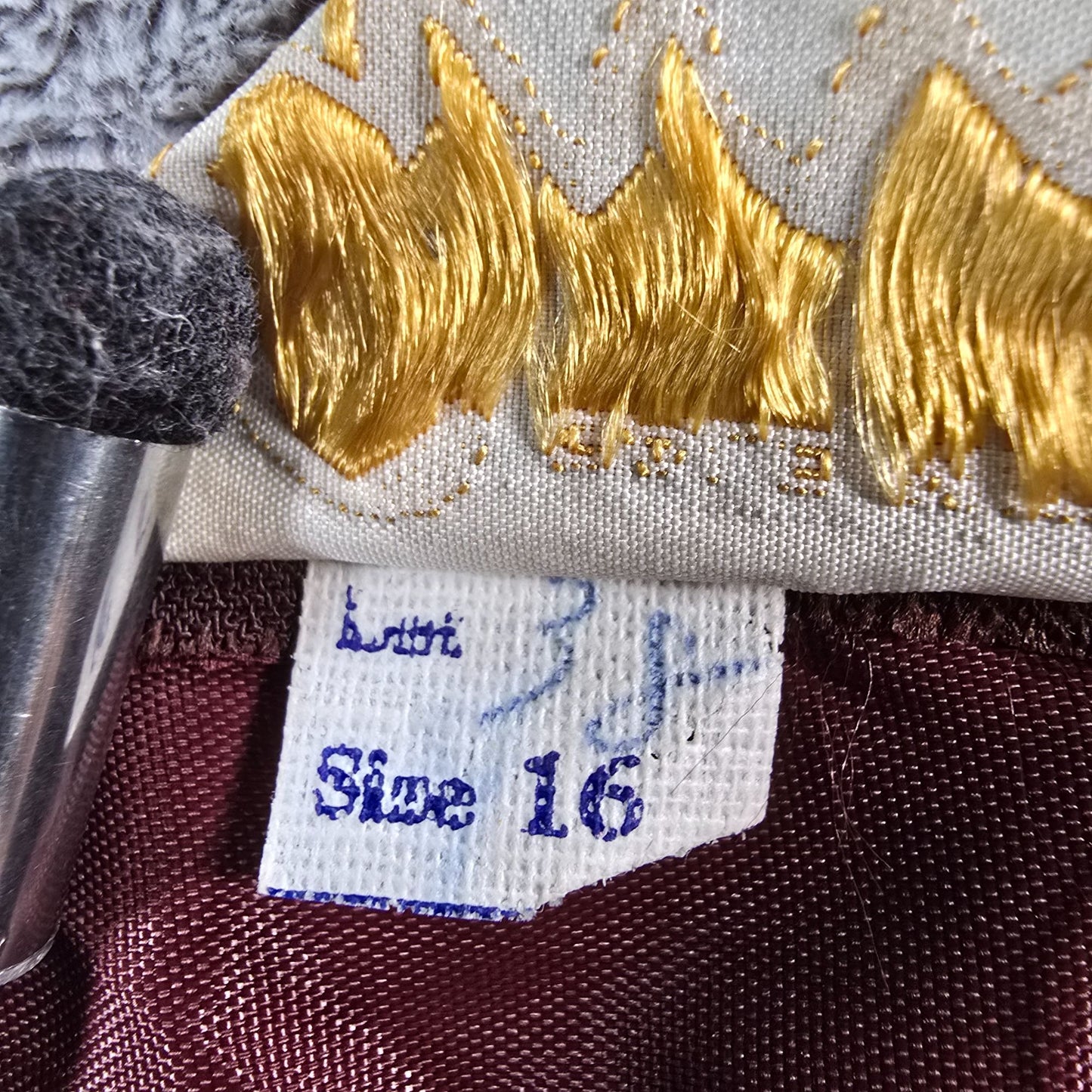 Vintage 1960s Gale Mitchell Brown Sleeveless Satin Bow Midi Cocktail Dress (M)