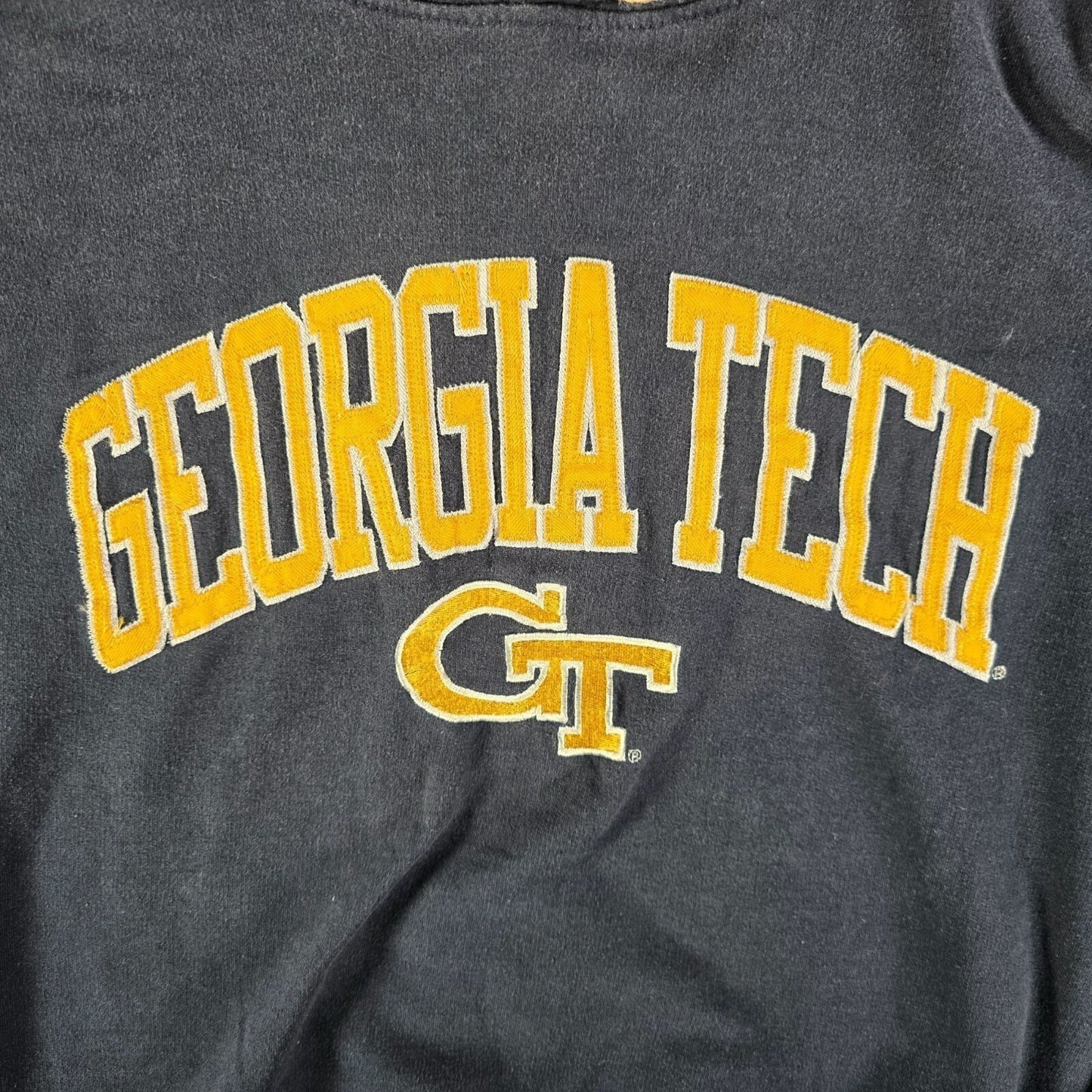 2000s Press Box by Royce Apparel Georgia Tech Embroidered Pullover Hoodie (L)