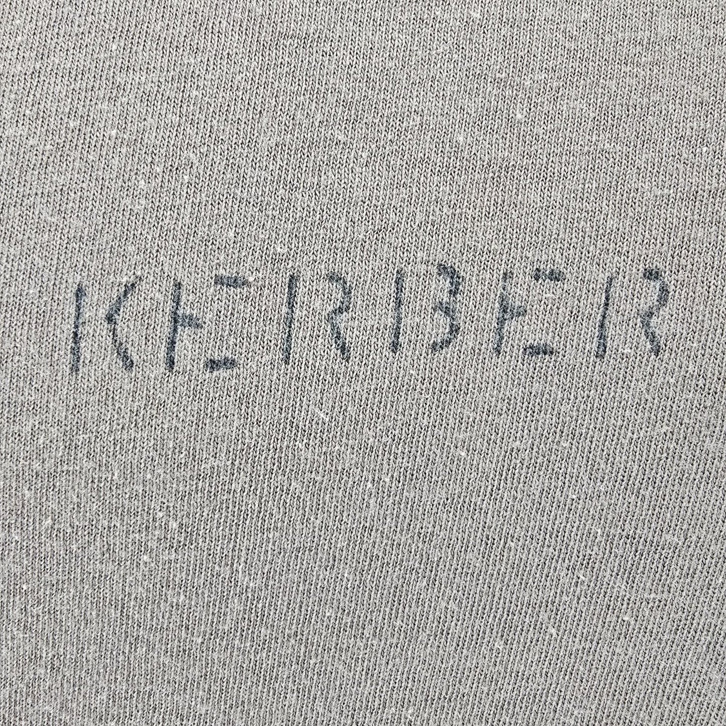 Vintage Y2K "KERBER" Name Stencil Military Brown U.S. Army Style T-Shirt (M/L)
