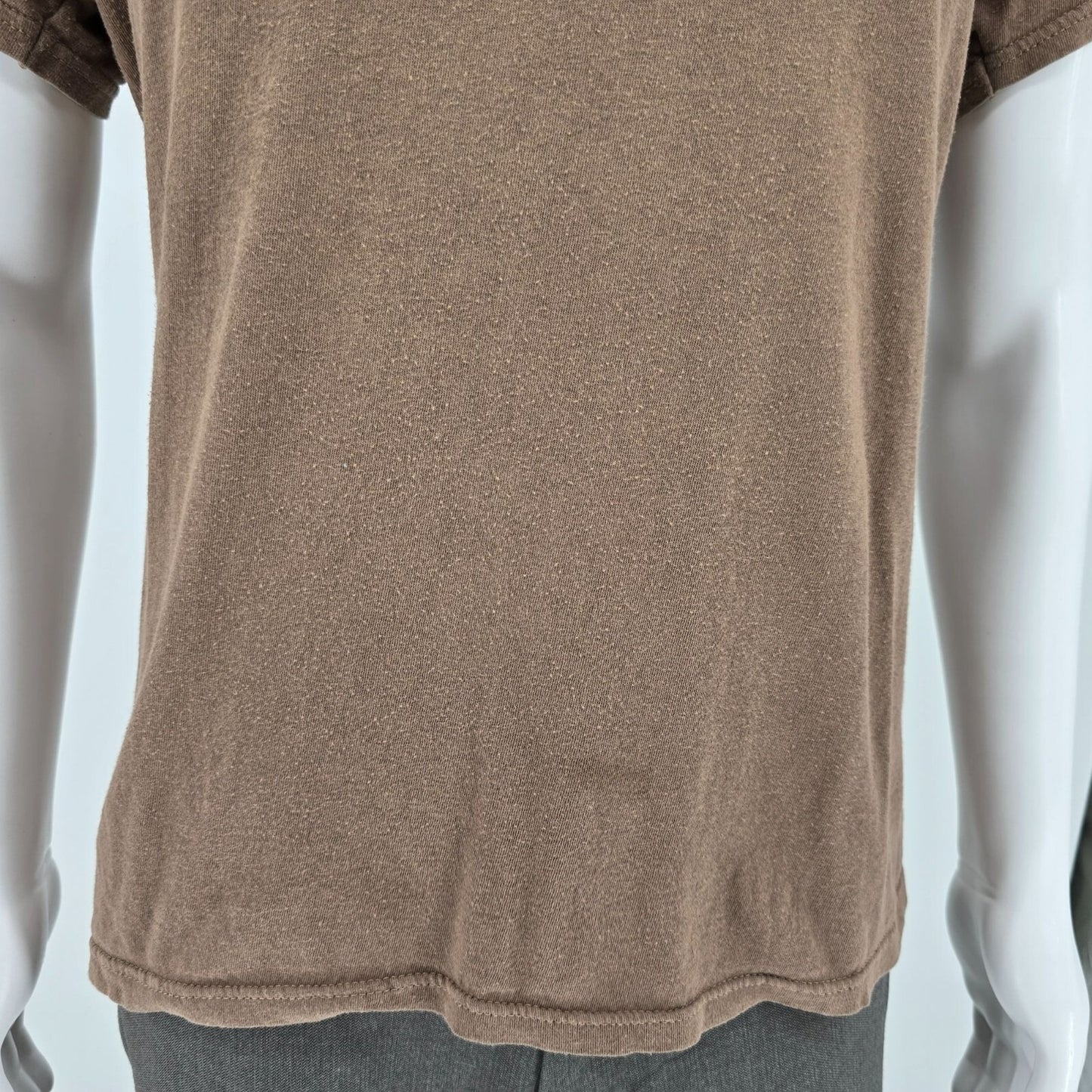 Vintage Y2K "KERBER" Name Stencil Military Brown U.S. Army Style T-Shirt (M/L)