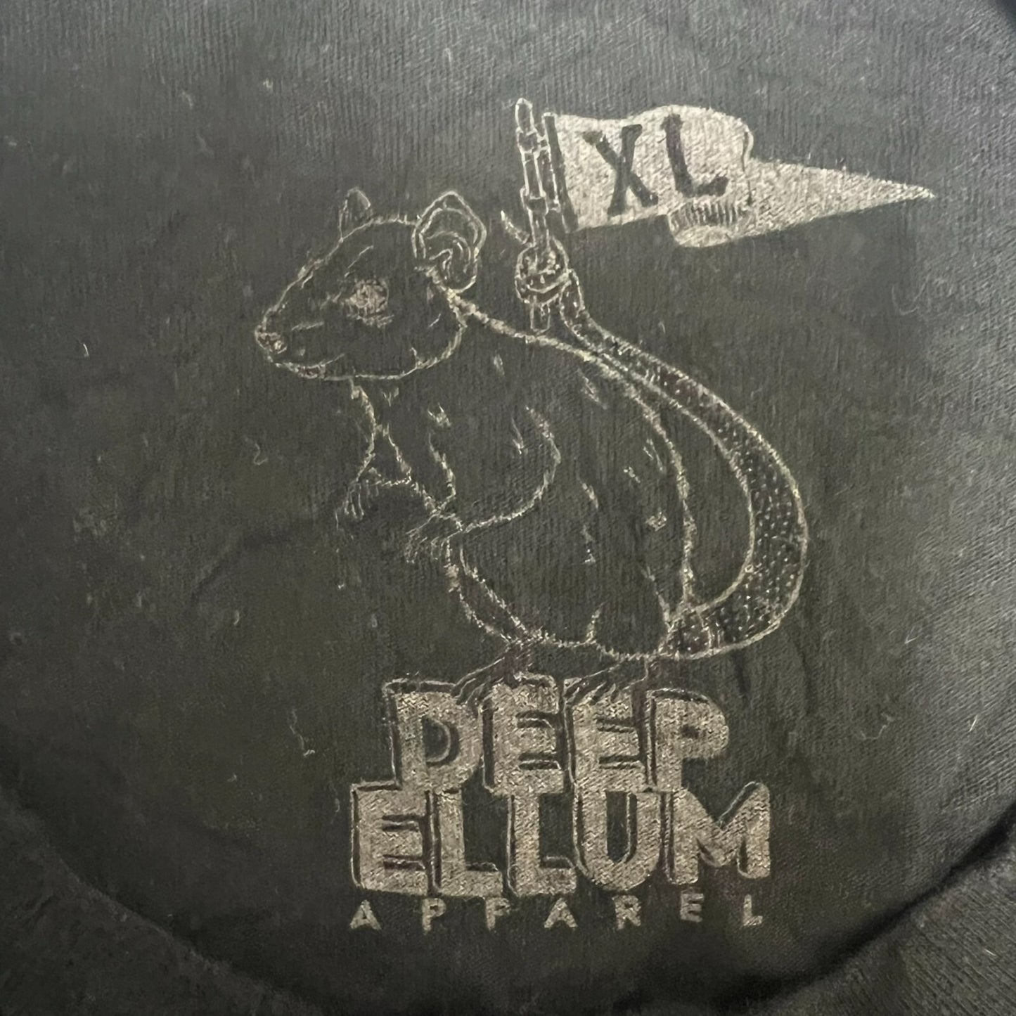 Deep Ellum Apparel "Even the Toughest Cowboys Cry" Graphic T-Shirt Black (XL)
