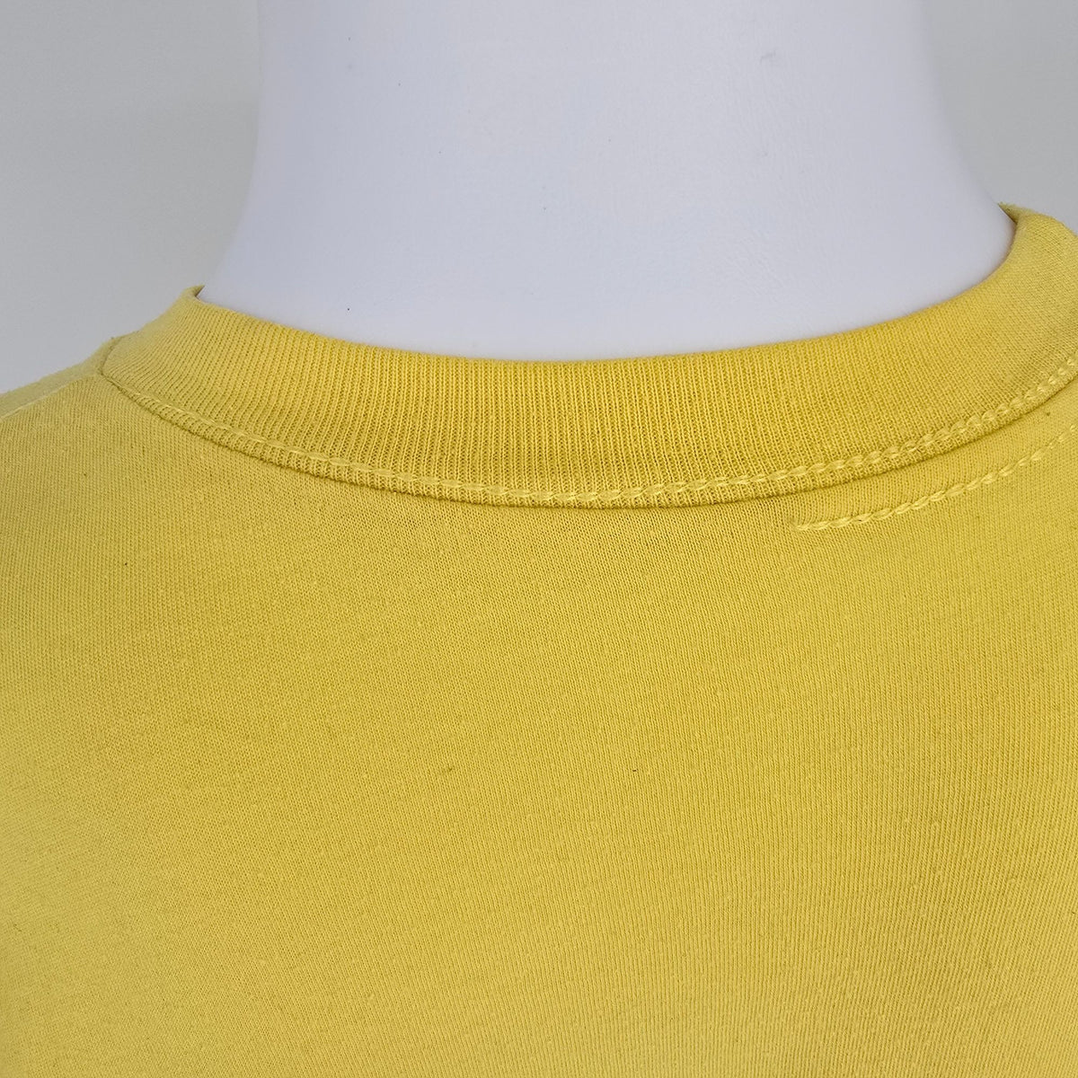 Vintage 1970s Yellow "We are 1976" Panda Bear Face Graphic T-Shirt (L)
