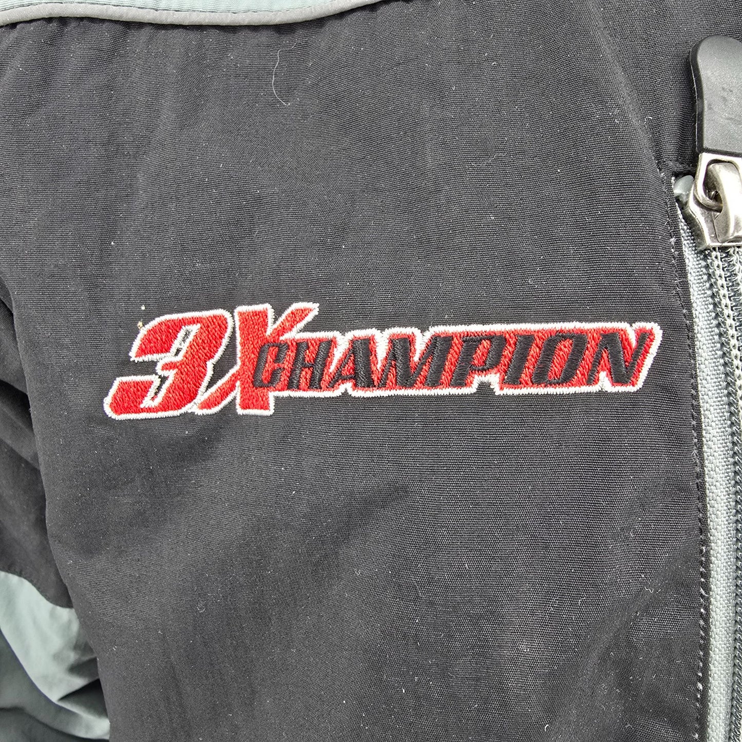 2012 Chase Authentics NASCAR Tony Stewart Hooded Fleece-Lined Nylon Jacket (L)