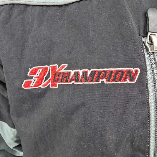 2012 Chase Authentics NASCAR Tony Stewart Hooded Fleece-Lined Nylon Jacket (L)
