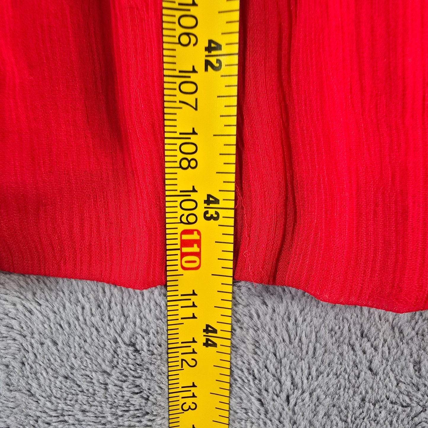 Vintage Late 1950s Syd Chicago Red Rayon Fit and Flare Belted Party Dress (S)