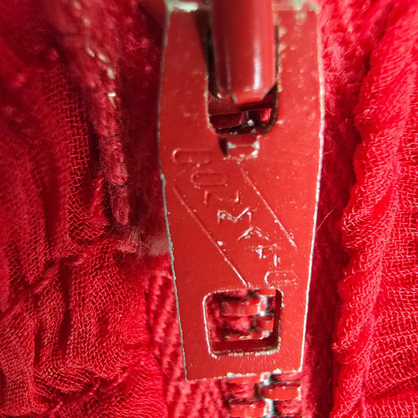 Vintage Late 1950s Syd Chicago Red Rayon Fit and Flare Belted Party Dress (S)