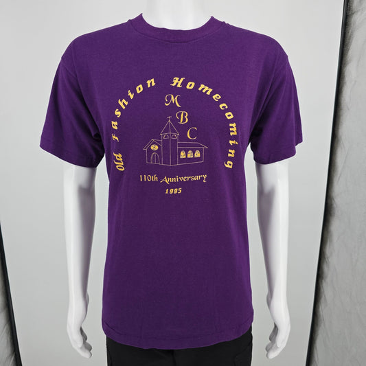 Vintage 1995 MBC Old Fashion Homecoming 110th Anniversary Church T-Shirt (L)