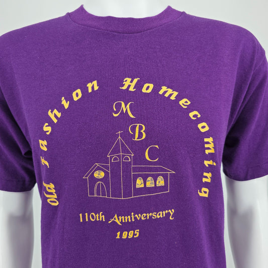 Vintage 1995 MBC Old Fashion Homecoming 110th Anniversary Church T-Shirt (L)