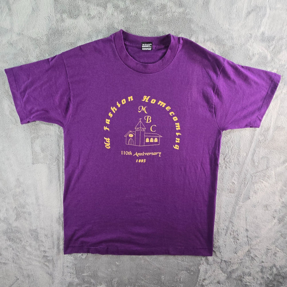 Vintage 1995 MBC Old Fashion Homecoming 110th Anniversary Church T-Shirt (L)