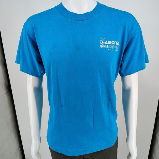 Thrashed Vintage Single Stitch The Diamonds Oh lit-tle Dar-Lin Band T-Shirt -XL
