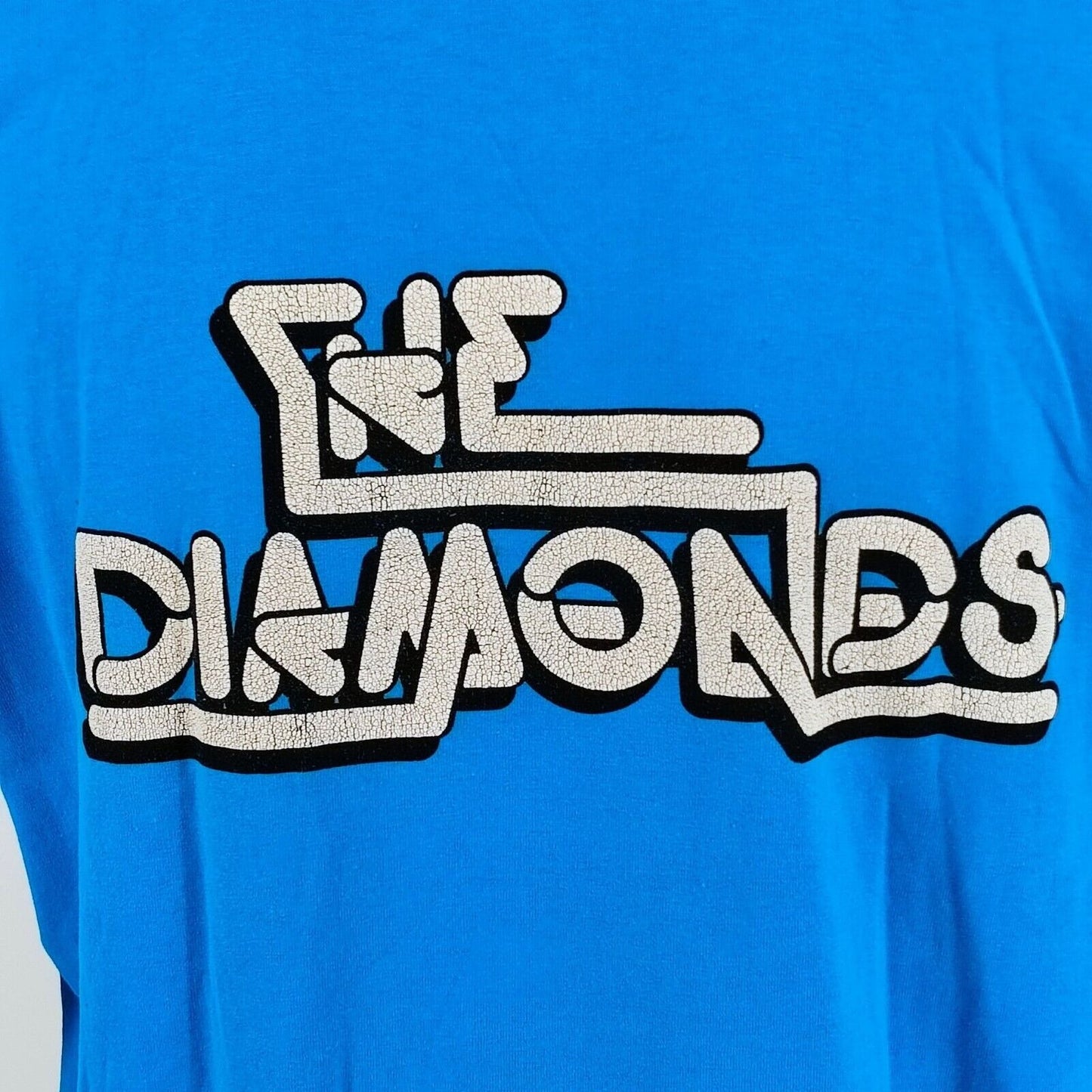 Thrashed Vintage Single Stitch The Diamonds Oh lit-tle Dar-Lin Band T-Shirt -XL